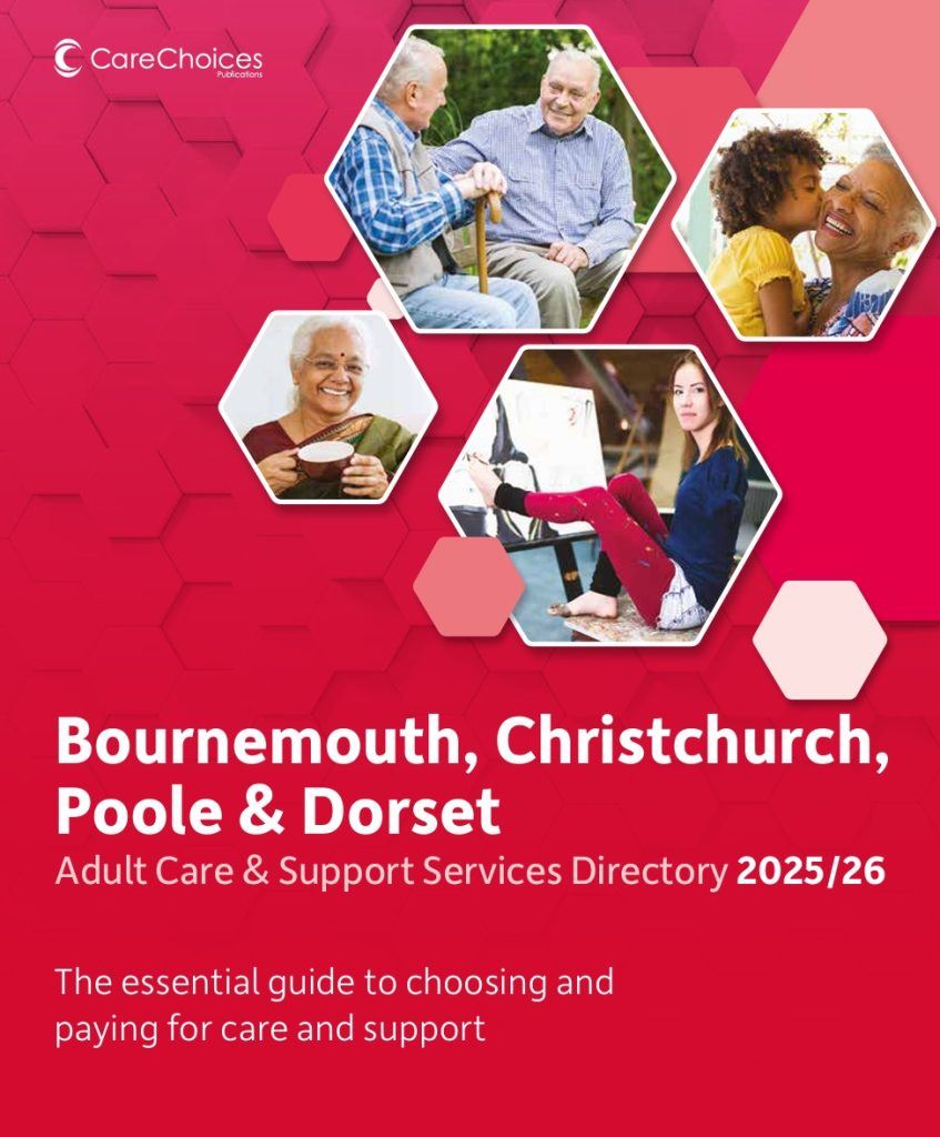 Front page of the BCP & Dorset Adult Care & Support Services Directory 2025/26